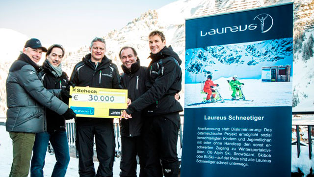 Legendärstes Skirennen der Welt: 30.000 Euro für Laureus