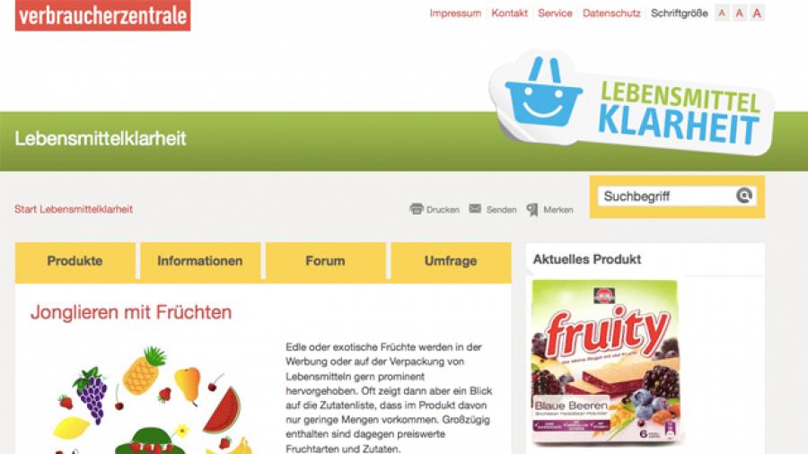 Täuschung oder Marketing – Lebensmittelklarheit.de deckt auf