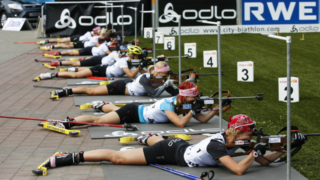 Sommerbiathlon - Training ohne Frostbeulen