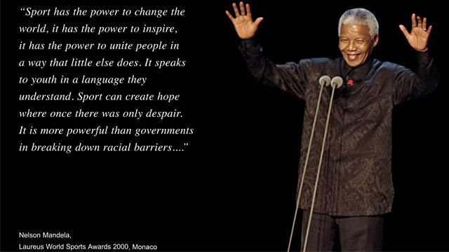 Laureus Vorsitzender Edwin Moses trauert um Nelson Mandela