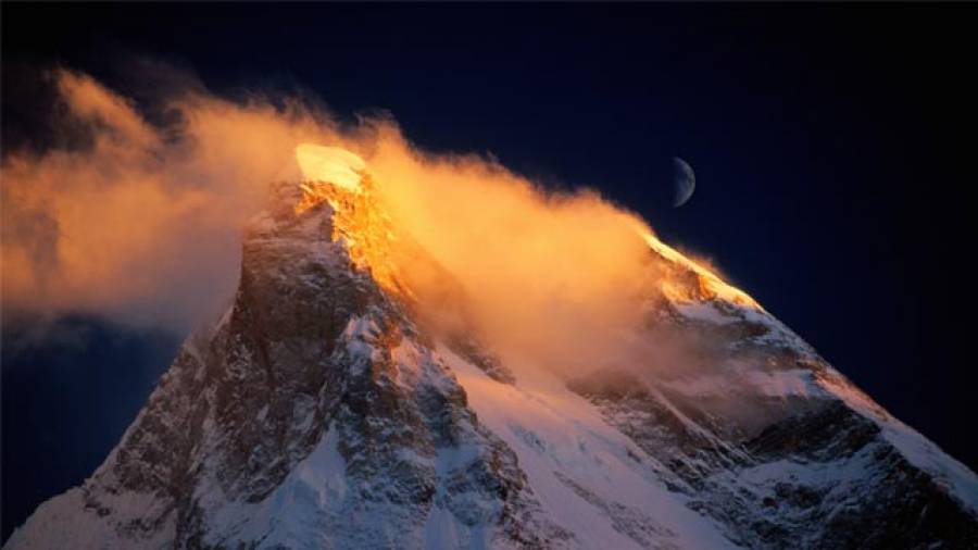 Masherbrum Expedition David Lama, Peter Ortner und Hansjörg Auer müssen abbrechen