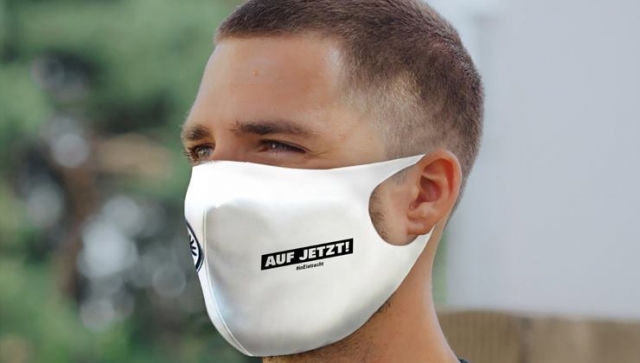 Frankfurt im Zeichen des Adlers Maske Mundschutz Nasenschutz Behelfsmaske