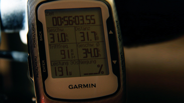 Produkttest Garmin Edge 500