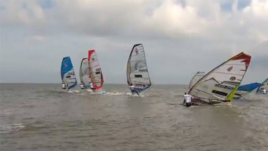 Die Windsurf-Regatta „Round Norderney“
