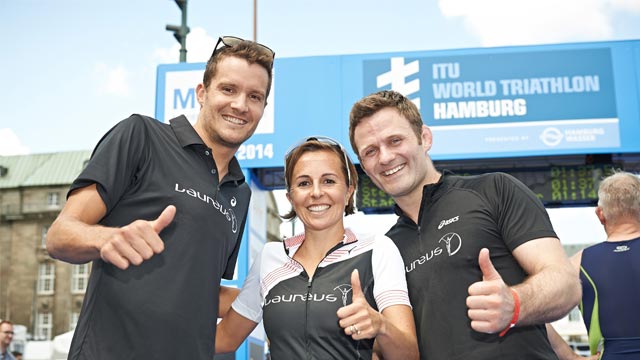 9. Platz für Laureus Staffel beim Hamburg Triathlon