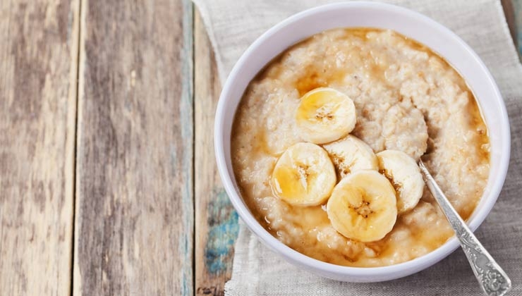 Rezept: Frischkornbrei mit Banane und Apfel