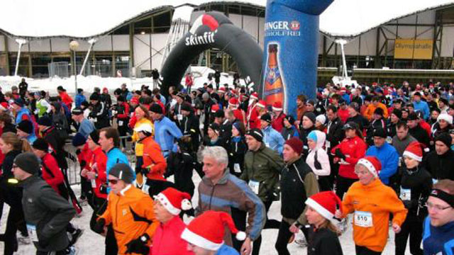 800 Läufer beim 10km-Nikolauslauf in München – Start der Winterlaufserie