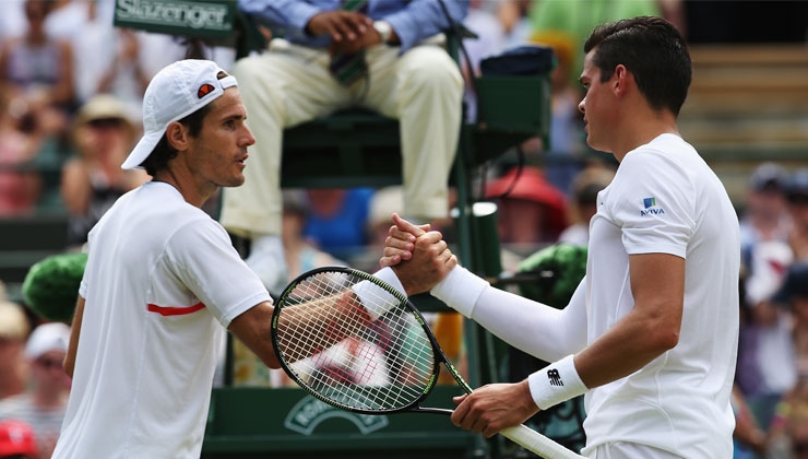 Wimbledon: Haas unterliegt Raonic