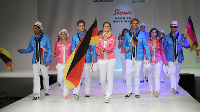 Einkleidung der Deutschen Olympiamannschaft