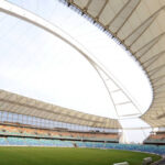 picture alliance; Im Moses Mabhida Stadion in Durban spielt Deutschland gegen Spanien