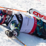 picture-alliance; Im Ziel völlig erschöpft: Weltmeister Aksel Lund Svindal
