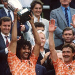 getty images; Ruud Gullit feiert den Gewinn der EM 1988
