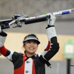 getty images; Yi Siling, erste Goldmedaillengewinnerin von London