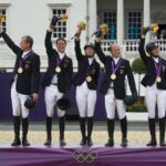 getty images; Die deutsche Equipe holt Gold in der Vielseitigkeit
