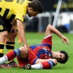 getty images; Schreckmoment: Javi Martinez vom FC Bayern muss zieht sich einen Kreuzbandriss zu