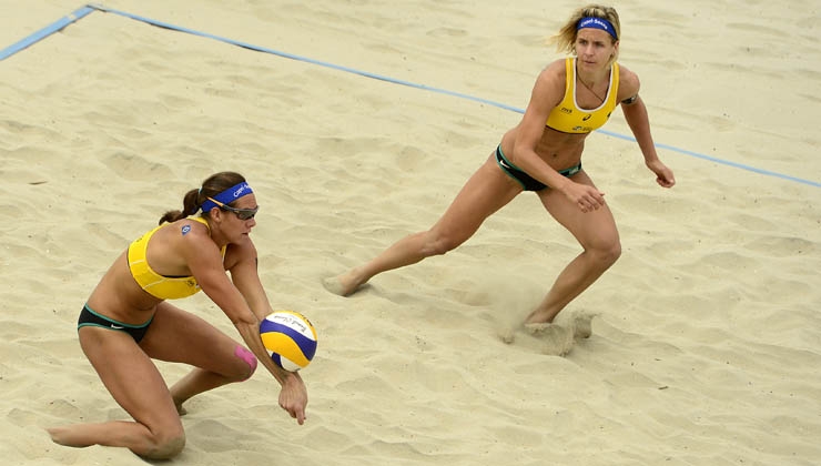 Getty Images; Auf der Nominierten-Liste: die Beachvolleyballerinnen Laura Ludwig und Kira Walkenhorst