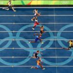 getty images; Usain Bolt - einmal mehr der Konkurrenz überlegen