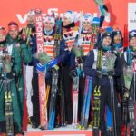 gettyimages.de -- Das Staffel-Podest beim Weltcup in Lillehammer