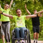 Daniel Sommer for Wings for Life World Run -- Auch Kristina Vogel (Mitte) nahm am achten Wings for Life Run teil