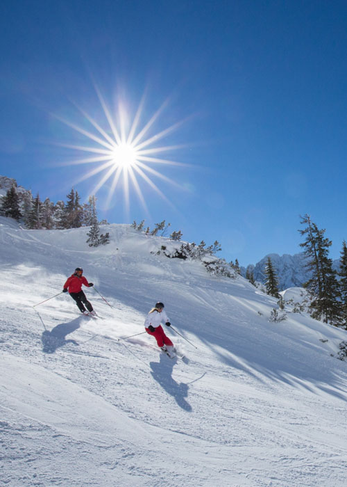 ski fahren ehrwalder alm