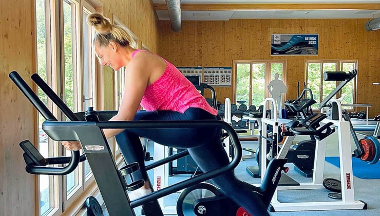 Privat -- Laura Nolte beim Training