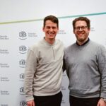 Wilson -- Jonas Wäschle, Sports Marketing-Verantwortlicher von Wilson DACH und Simon Papendorf, DTB-Geschäftsführer, beim Davis Cup in Trier