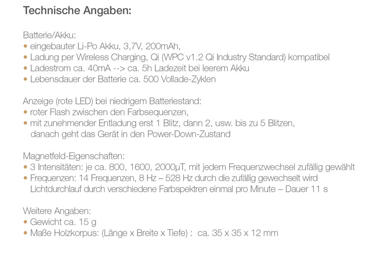 slow wave technische angaben