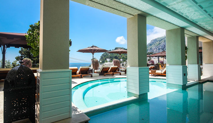pool capri tiberio palace